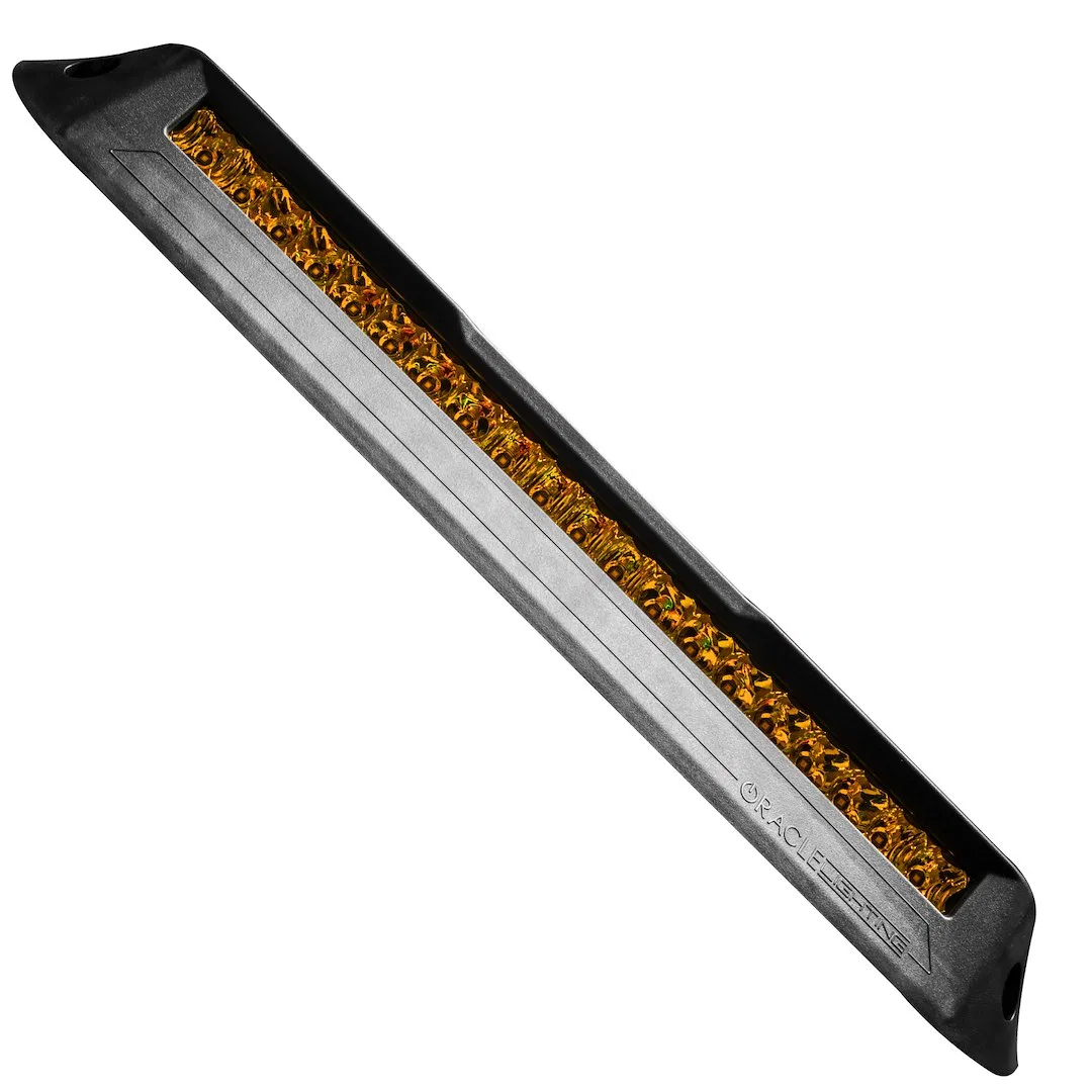 5885-005 – ORACLE LIGHT Light Bar, LED Bulb Amber Osram CRDP LED 100 Watt 7.5 AMP Draw At 12 Volt Spot/Flood Combo Be...